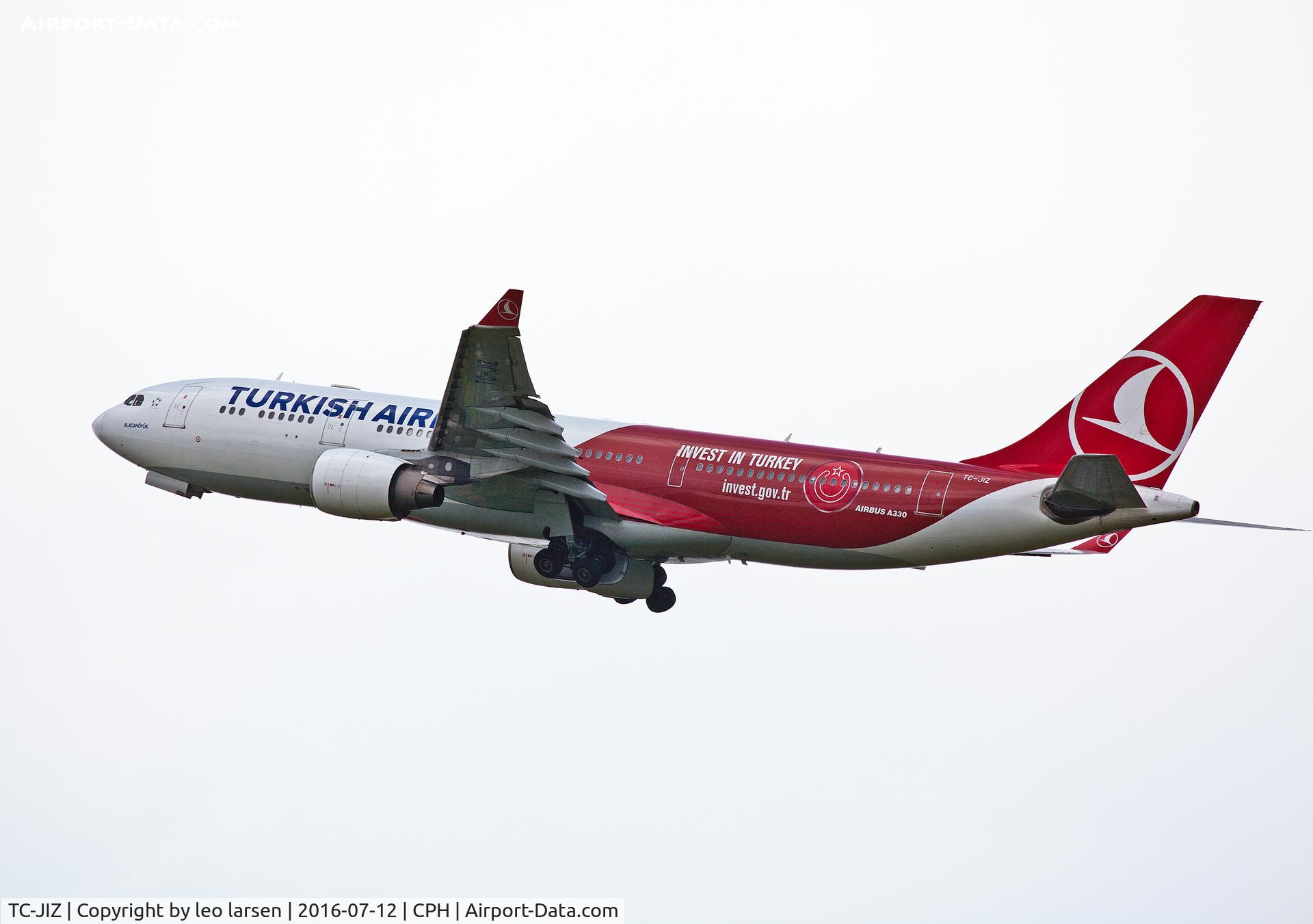 TC-JIZ, 2010 Airbus A330-223 C/N 1118, Copenhagen 12.7.16