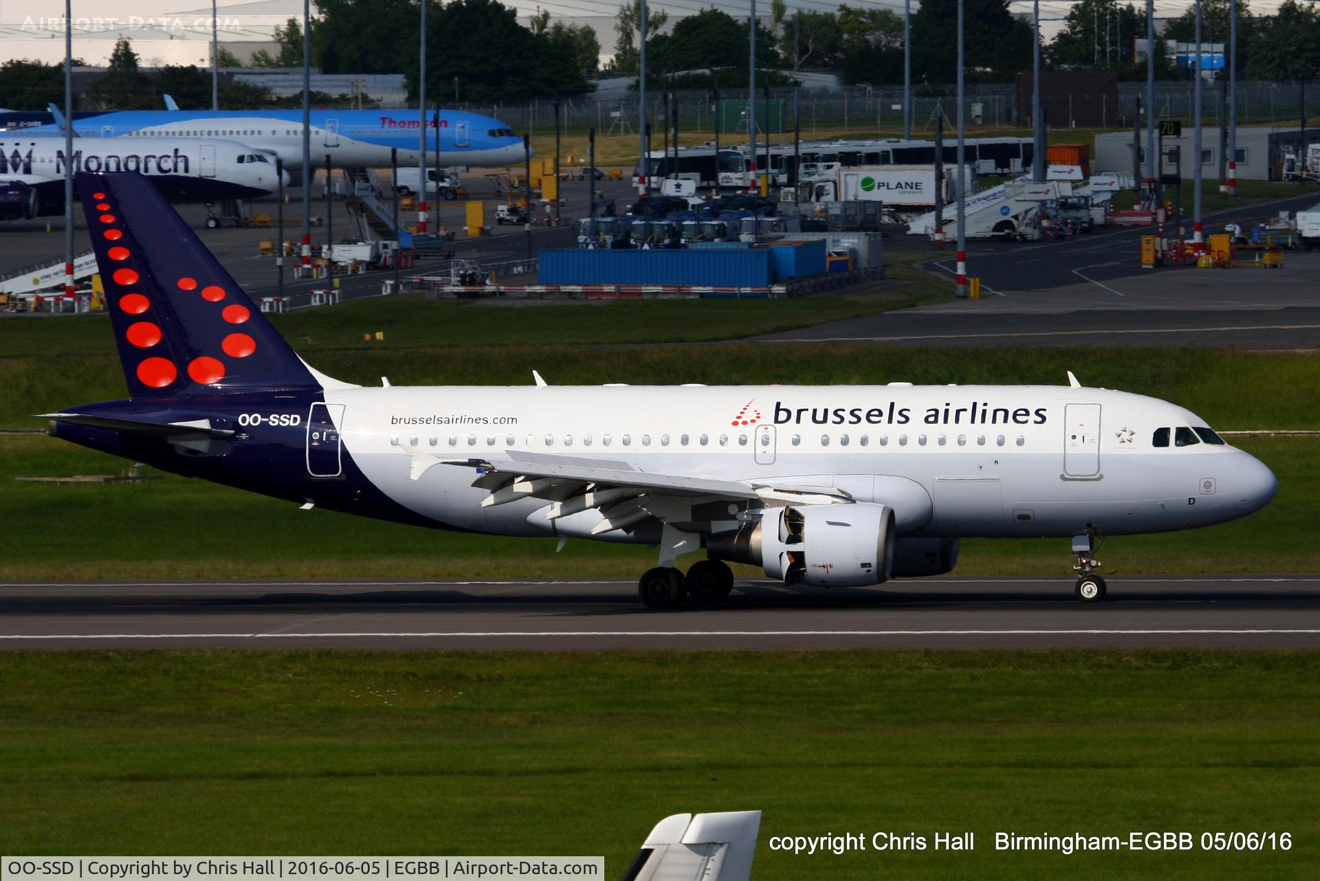 OO-SSD, 1999 Airbus A319-112 C/N 1102, Brussels Airlines