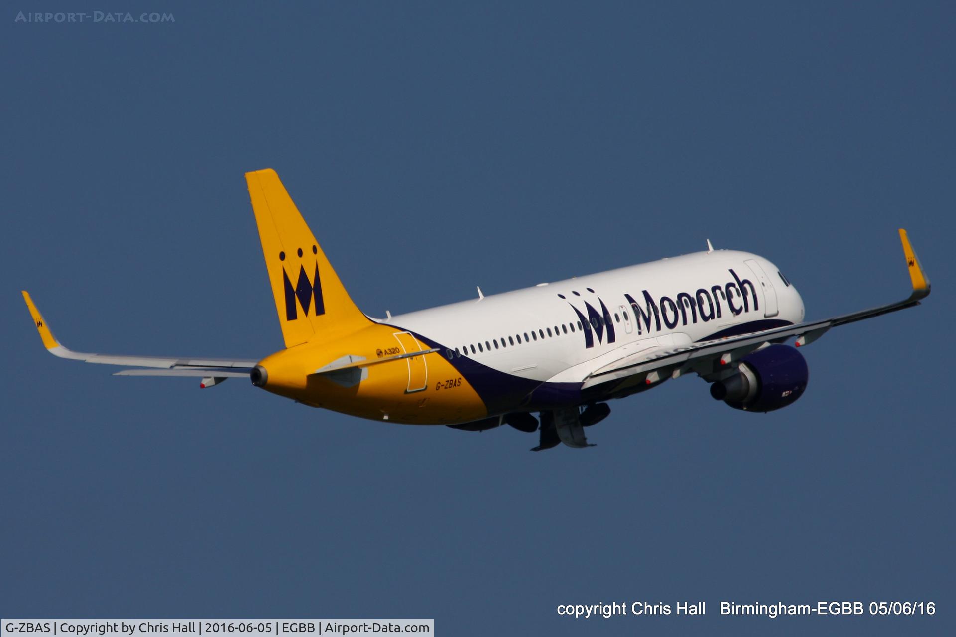 G-ZBAS, 2015 Airbus A320-214 C/N 6550, Monarch