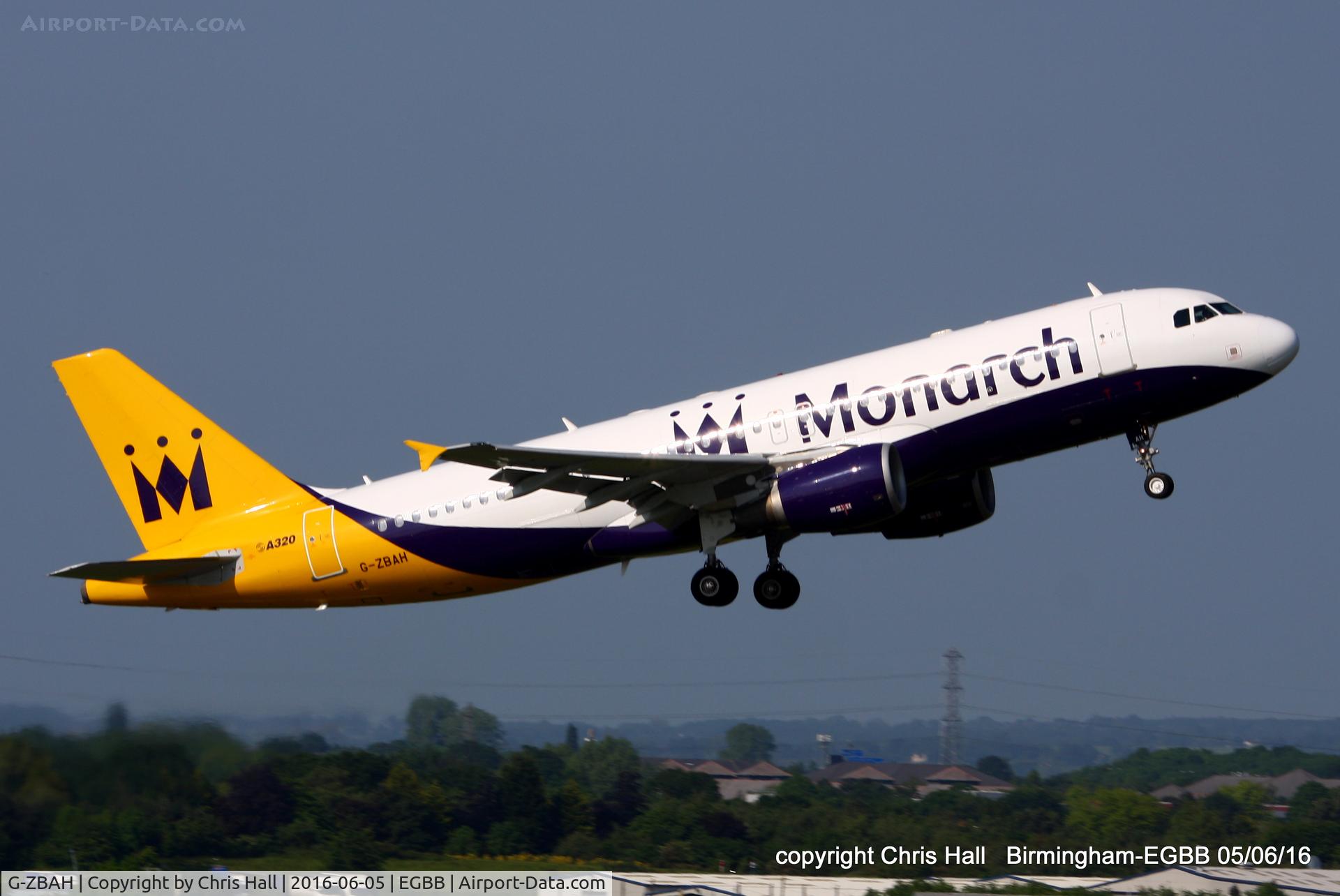 G-ZBAH, 2001 Airbus A320-214 C/N 1413, Monarch