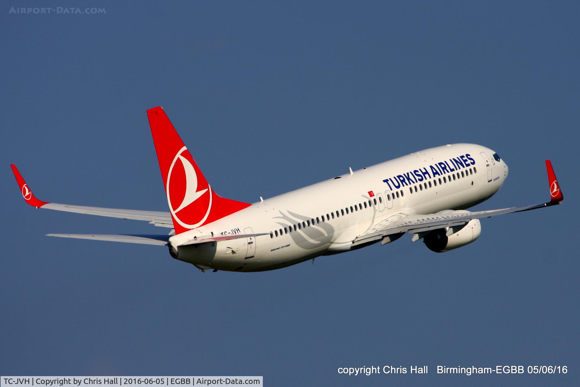 TC-JVH, 2015 Boeing 737-8F2 C/N 60012, Turkish Airlines