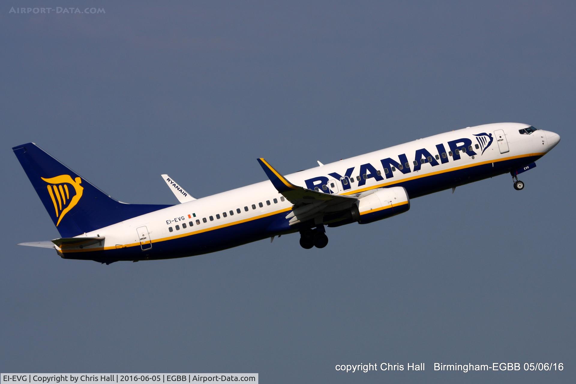 EI-EVG, 2012 Boeing 737-8AS C/N 40292, Ryanair