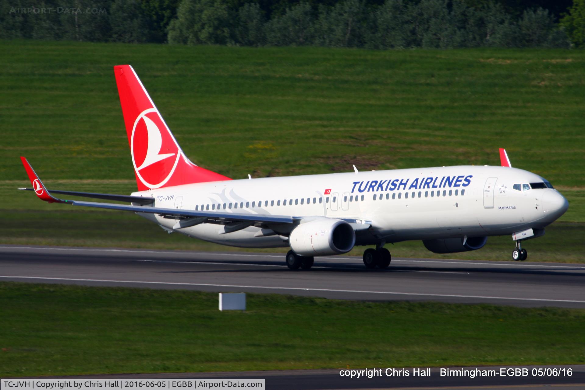 TC-JVH, 2015 Boeing 737-8F2 C/N 60012, Turkish Airlines