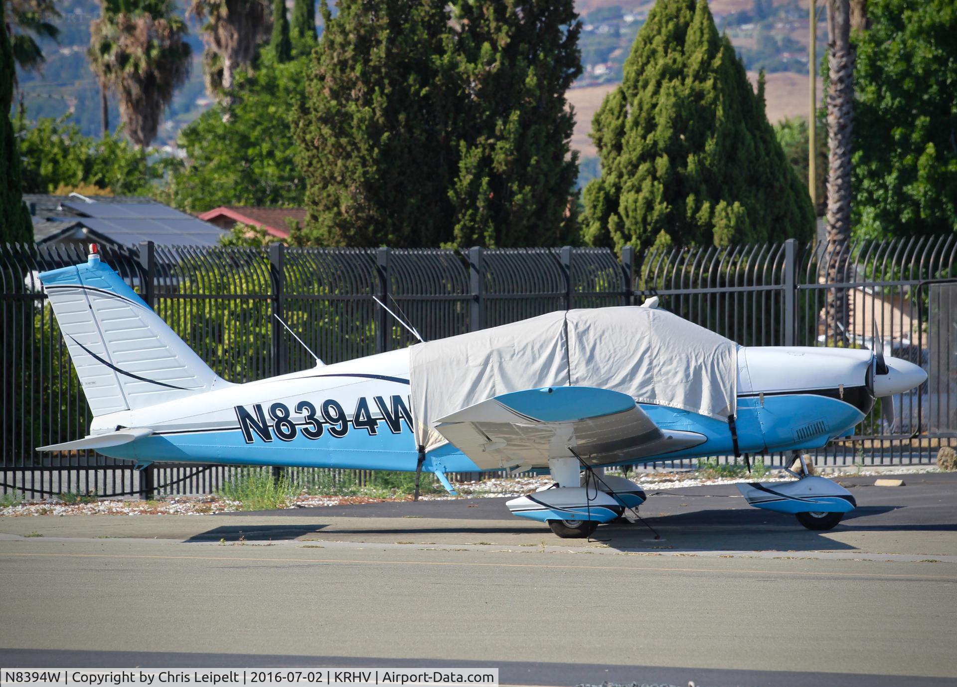 N8394W, 1965 Piper PA-28-180 C/N 28-2602, Locally-based 1965 Piper PA-28-180 parked in front of Victory Aero for maintenance at Reid Hillview Airport, San Jose, CA.