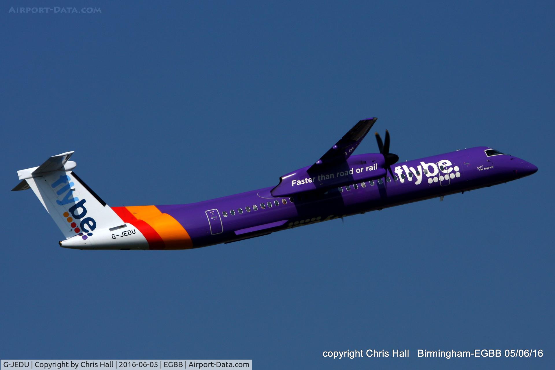 G-JEDU, 2004 De Havilland Canada DHC-8-402Q Dash 8 C/N 4089, flybe