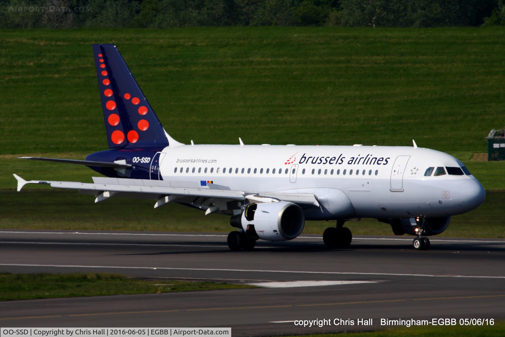 OO-SSD, 1999 Airbus A319-112 C/N 1102, Brussels Airlines