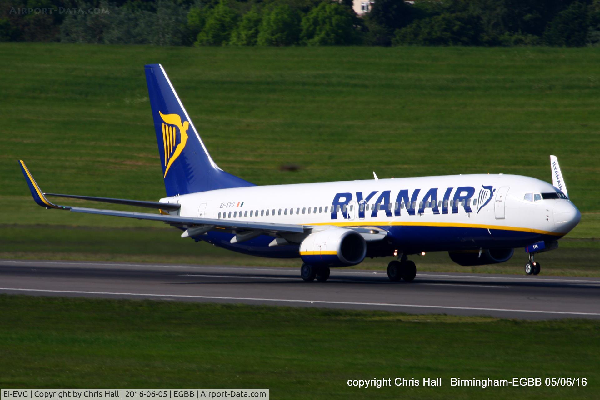 EI-EVG, 2012 Boeing 737-8AS C/N 40292, Ryanair