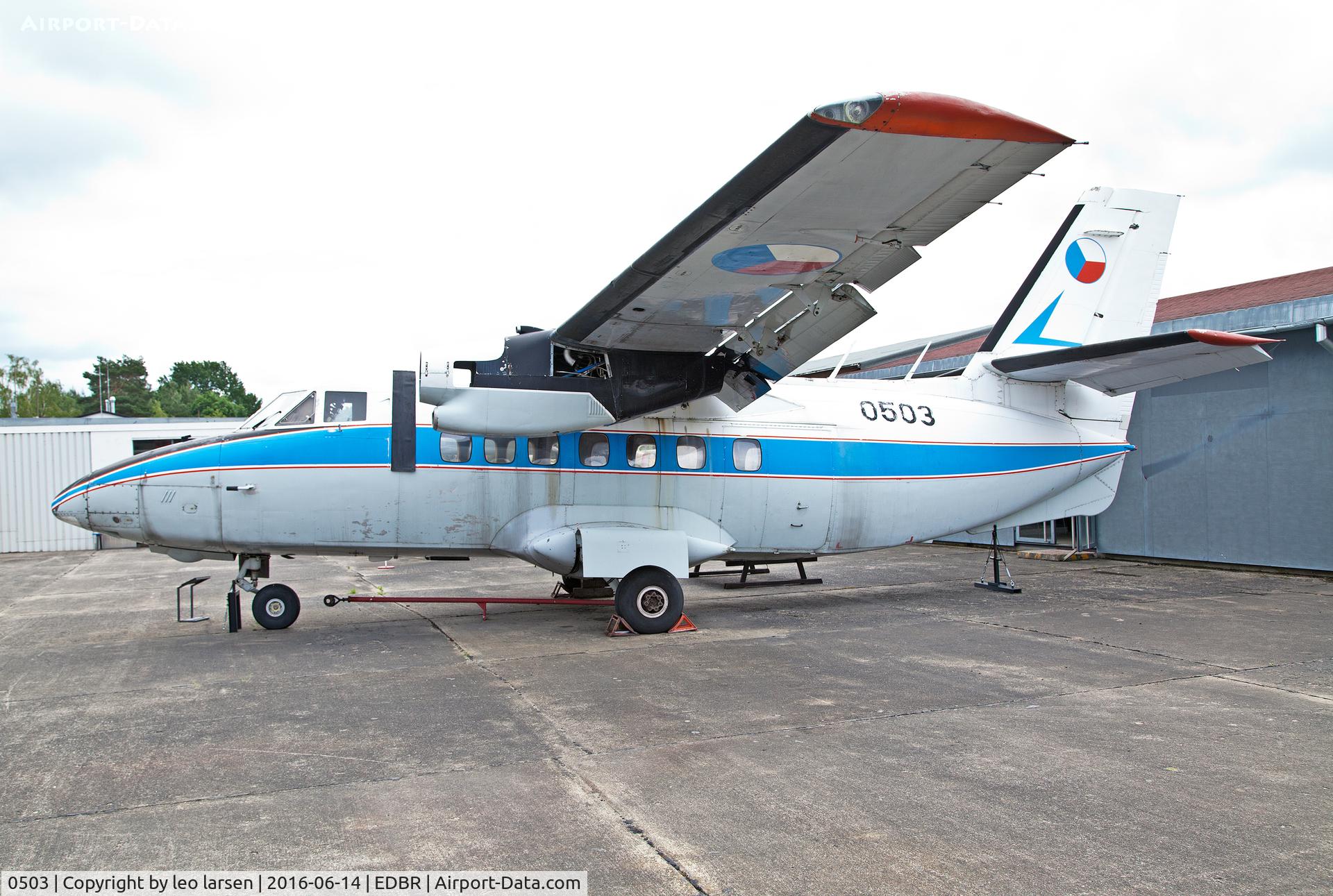 0503, 1975 Let L-410MA Turbolet C/N 76 05 03, Rothenburg Museum 14.6.16
