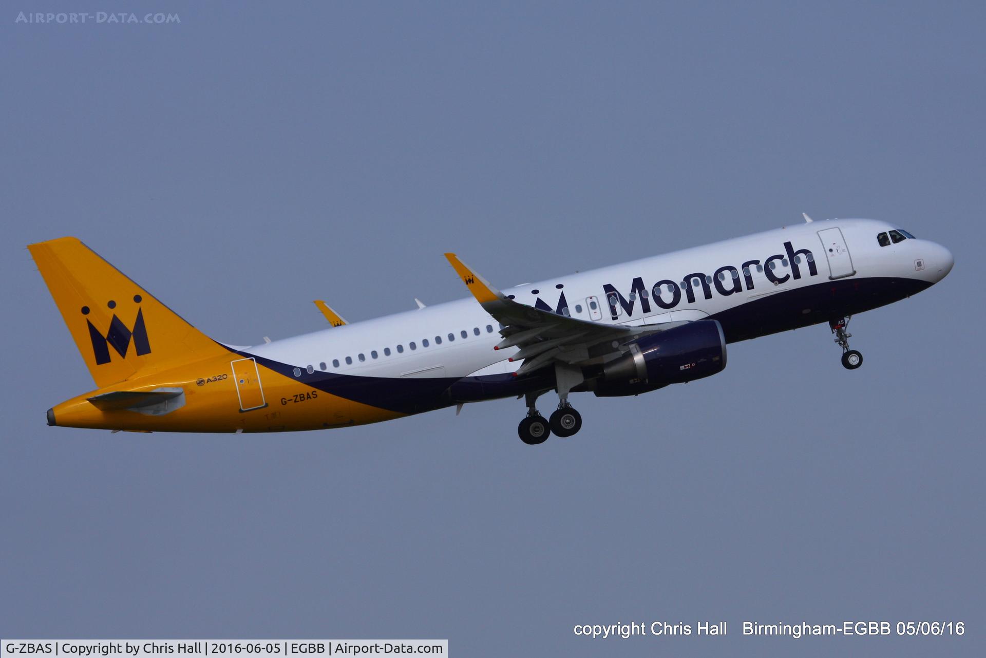 G-ZBAS, 2015 Airbus A320-214 C/N 6550, Monarch
