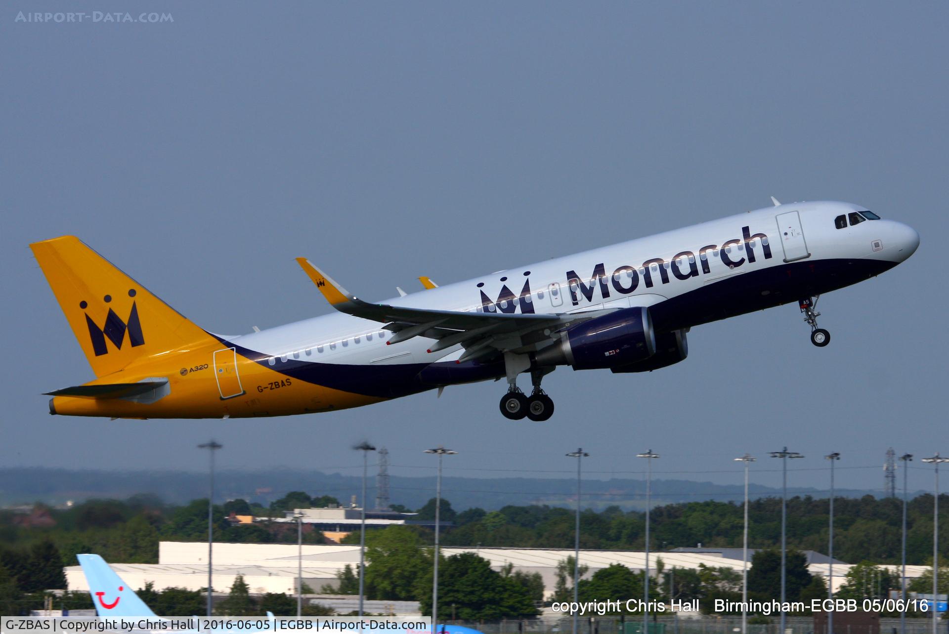 G-ZBAS, 2015 Airbus A320-214 C/N 6550, Monarch