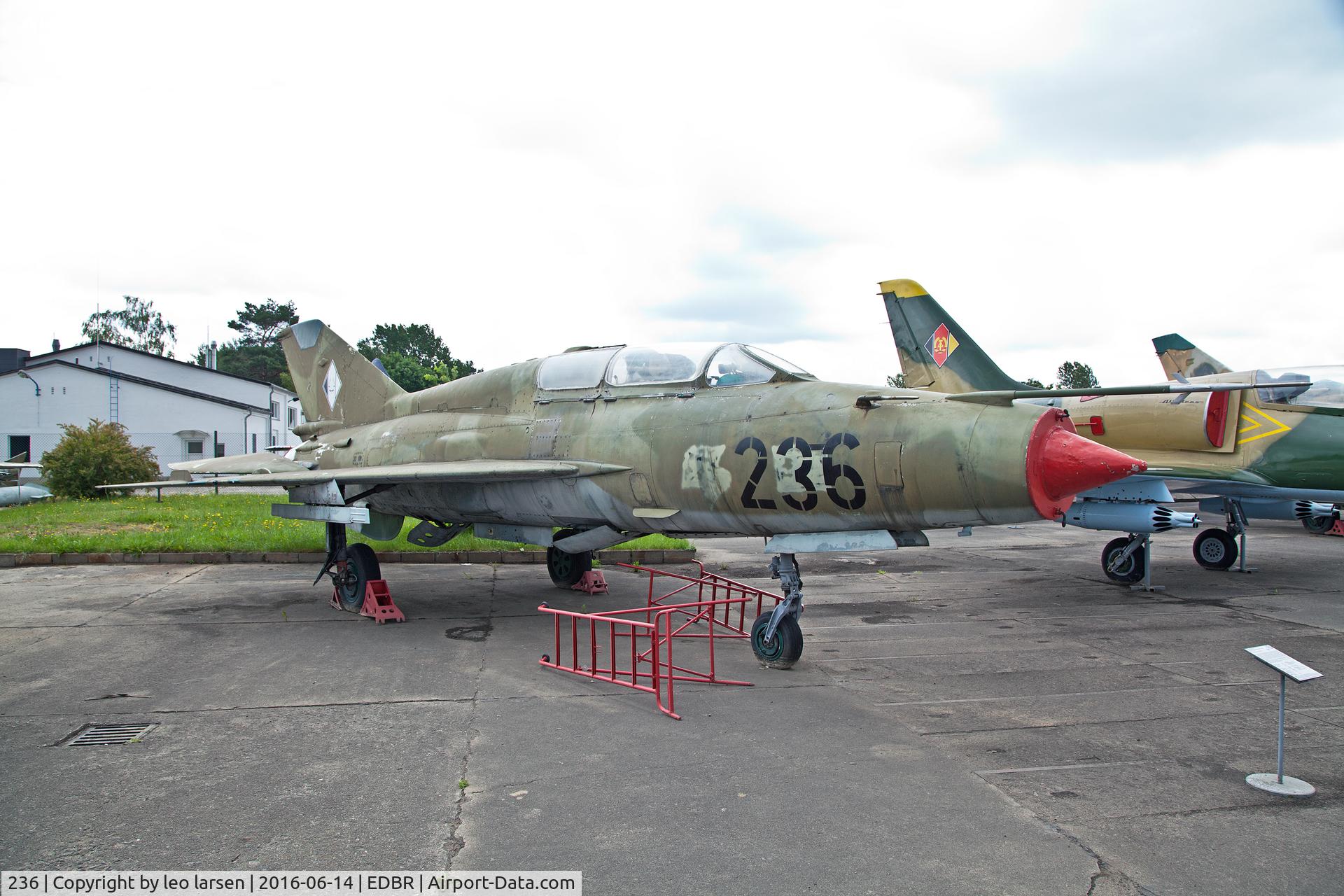 236, Mikoyan-Gurevich MiG-21US C/N 05685134, Rothenburg Museum Germany 14.6.16