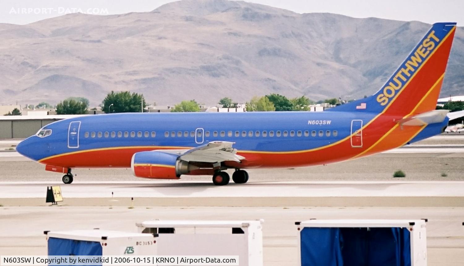 N603SW, 1995 Boeing 737-3H4 C/N 27954, Southwest Airlines