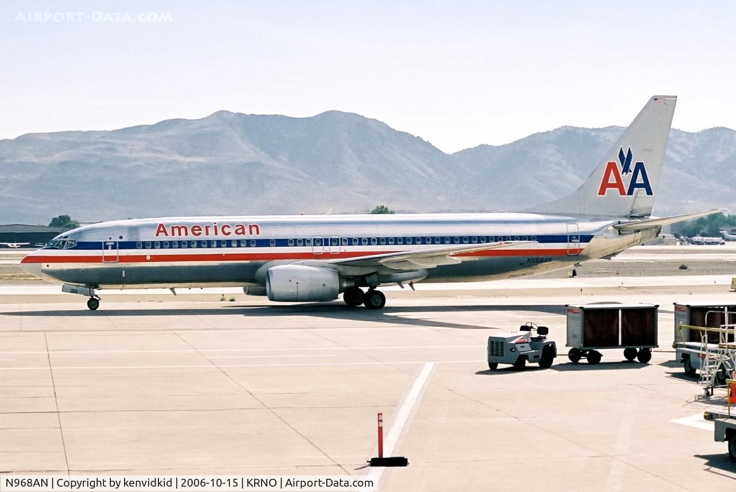 N968AN, 2001 Boeing 737-823 C/N 30095, American Airlines