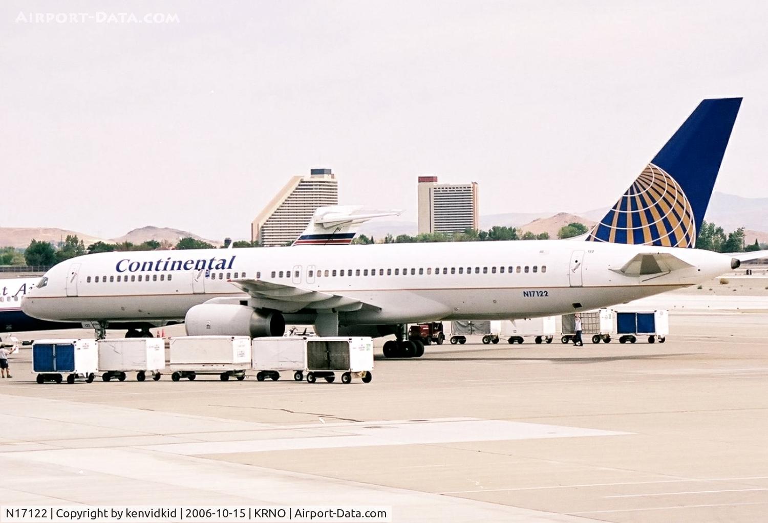 N17122, 1997 Boeing 757-224 C/N 27564, Continental