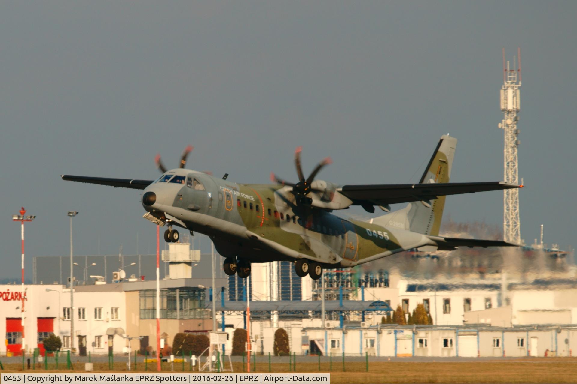 0455, CASA C-295M C/N S-075, Czech Air Force Casa C-295