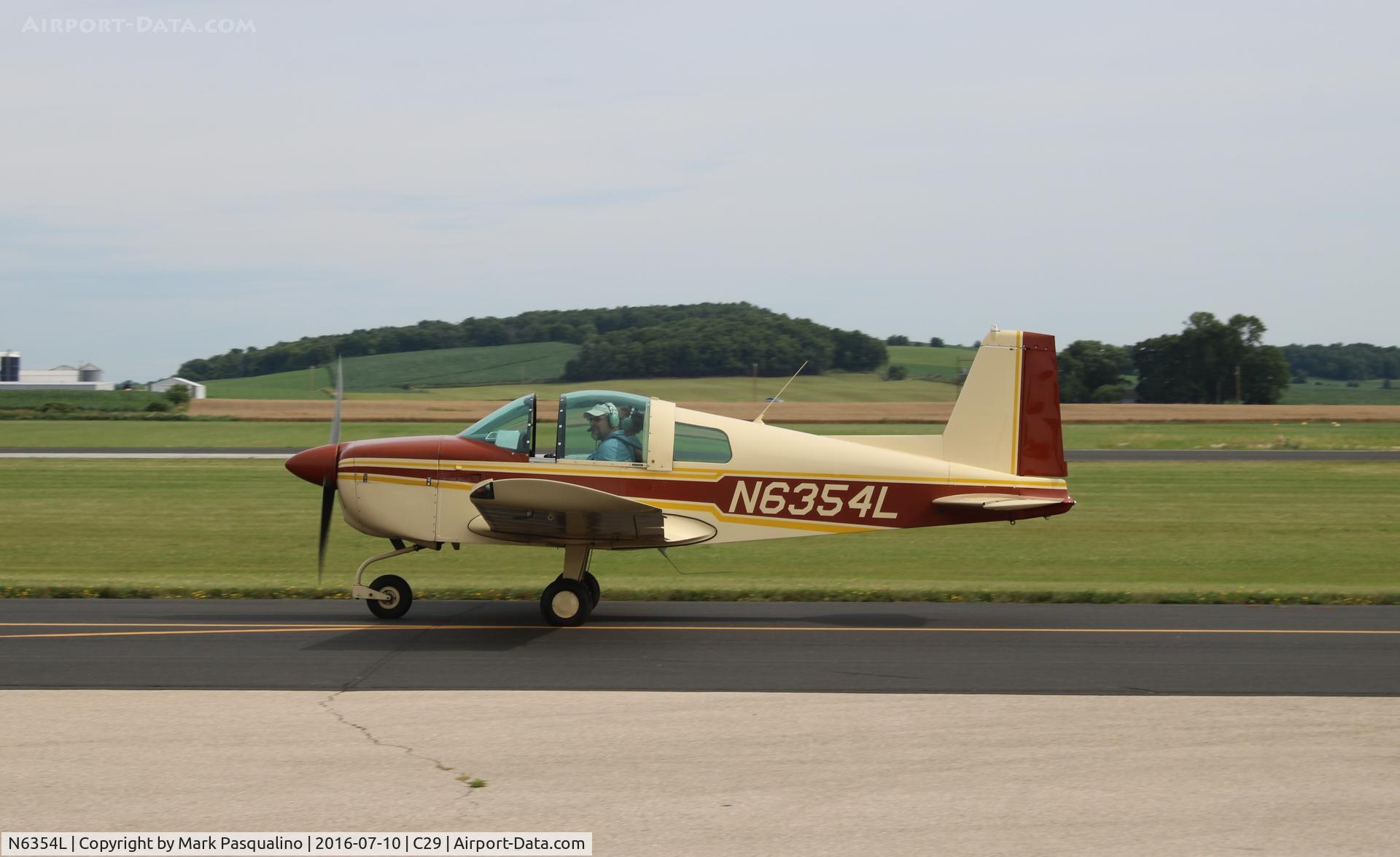 N6354L, American AA-1B Yankee C/N AA1B-0054, American AA-1B