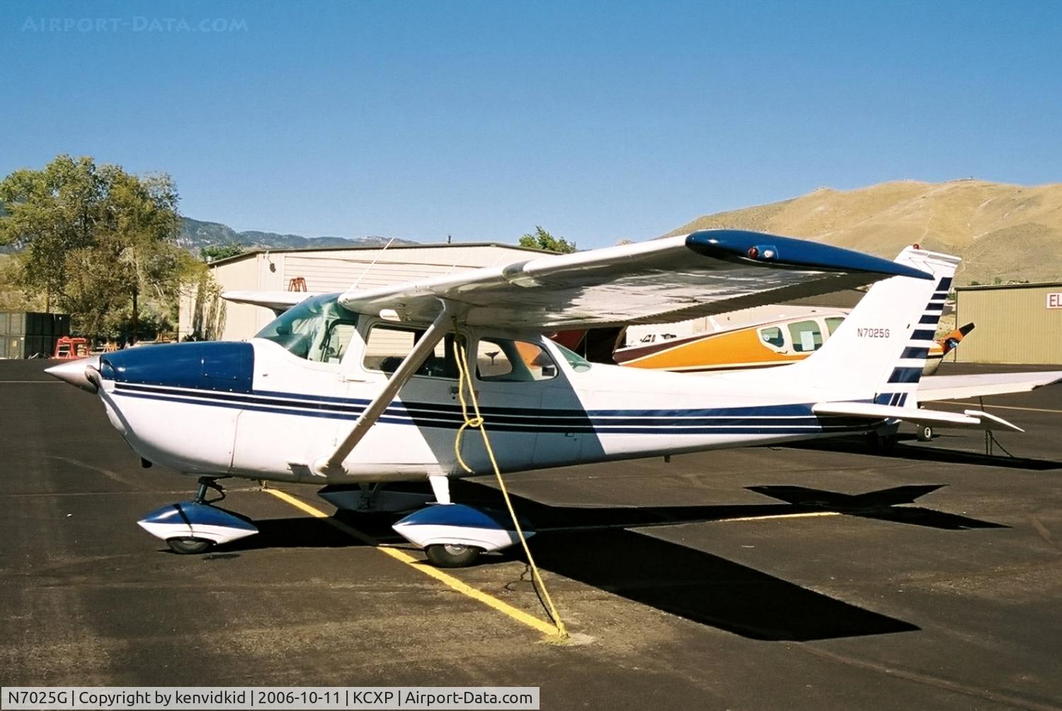 N7025G, 1969 Cessna 172K Skyhawk C/N 17258725, Carson City