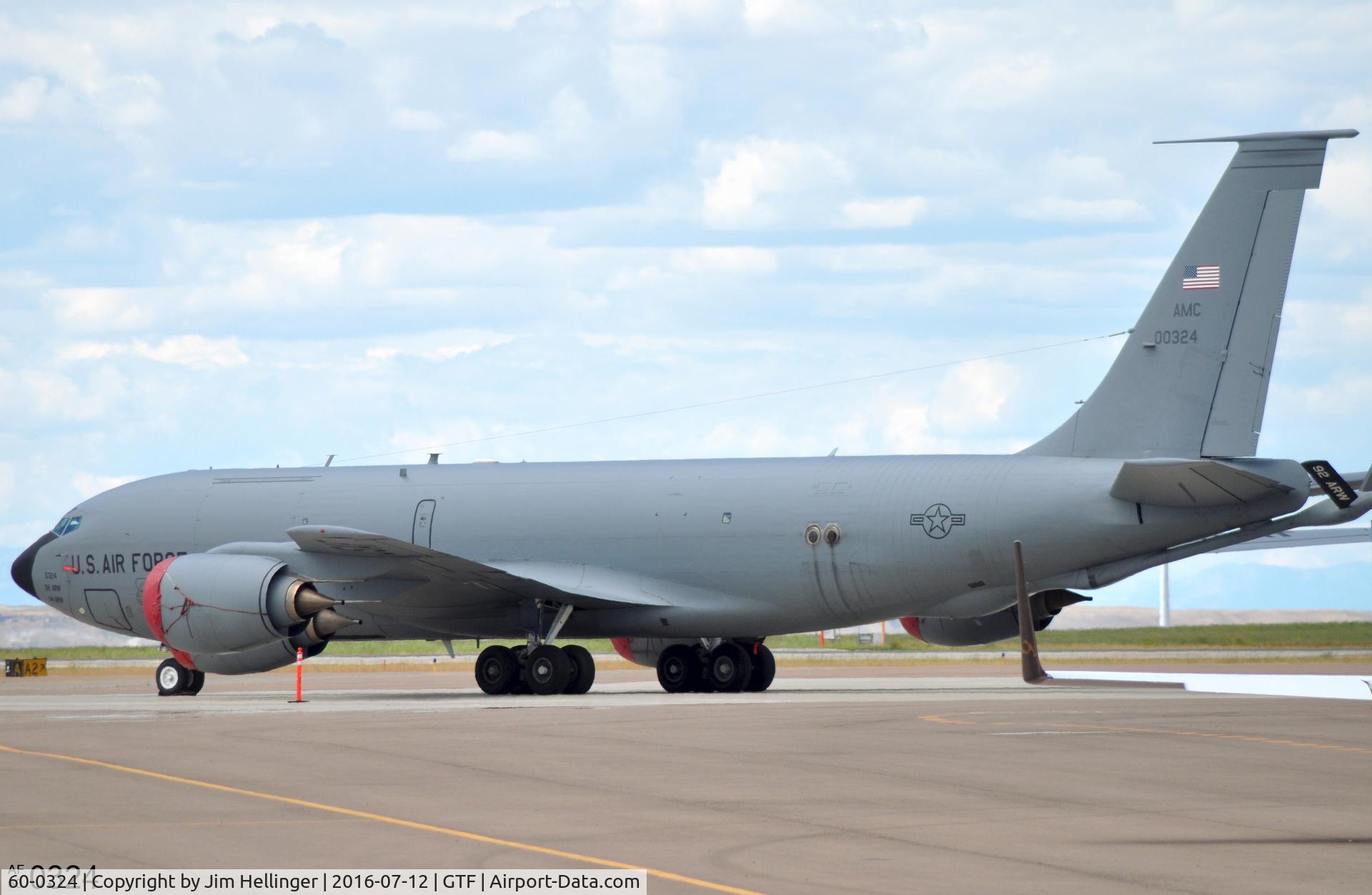 60-0324, 1960 Boeing KC-135R Stratotanker C/N 18099, 60-0324 of the 92nd Air Refueling Wing, Fairchild AFB.