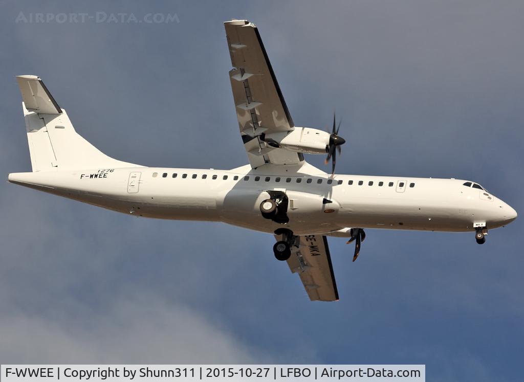 F-WWEE, 2015 ATR 72-600 C/N 1276, C/n 1276 - To be SE-MKA