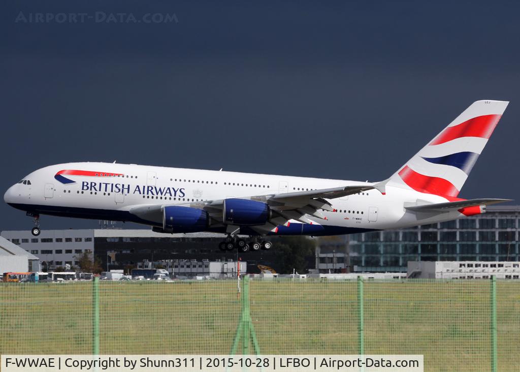 F-WWAE, 2015 Airbus A380-841 C/N 192, C/n 0192 - To be G-XLEJ