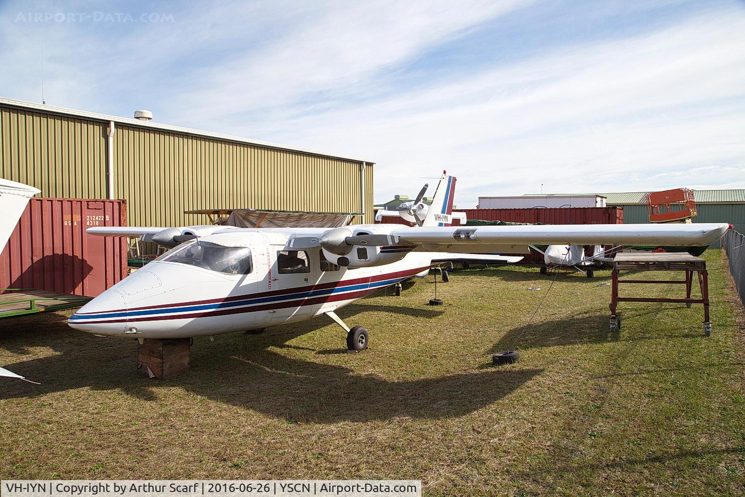 VH-IYN, 1978 Partenavia P-68B C/N 146, Camden NSW June 2016