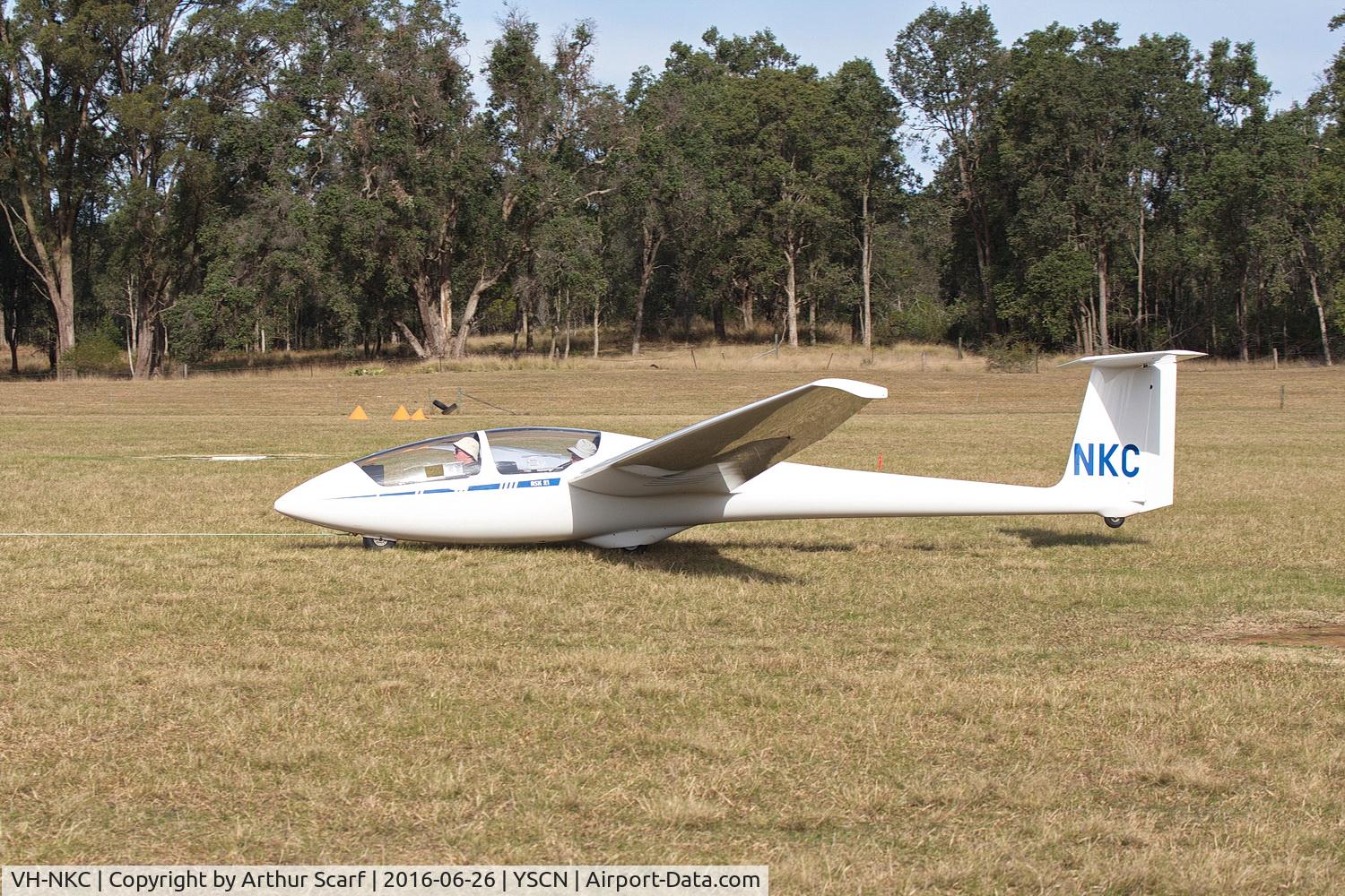 VH-NKC, 2008 Schleicher ASK-21 C/N 21830, Camden NSW June 2016