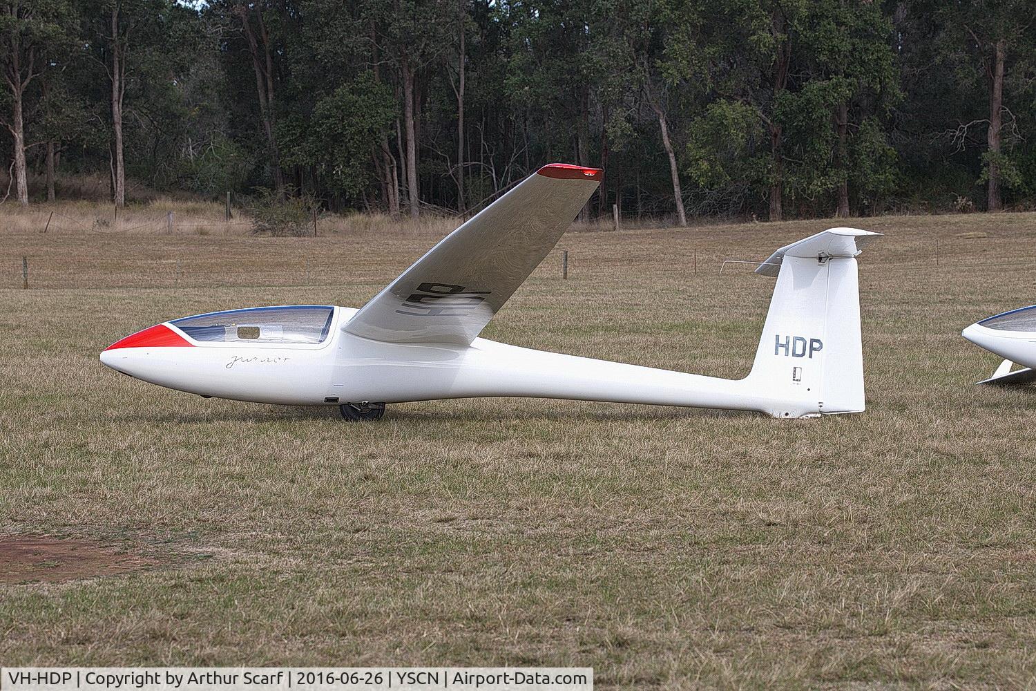 VH-HDP, 1989 PZL-Bielsko 51-1 JUNIOR C/N B-1915, Camden NSW June 2016