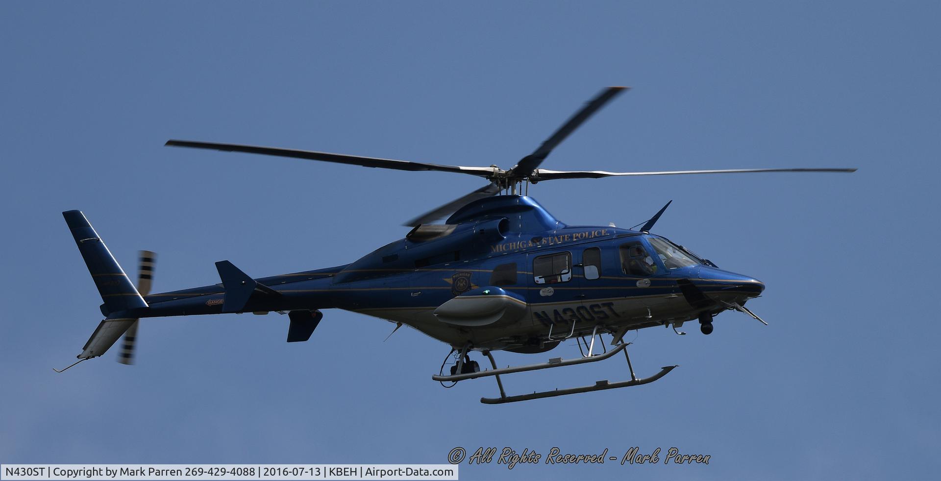 N430ST, 2000 Bell 430 C/N 49071, Circling Saint Joseph Charter Twp, Lincoln & Vineland.