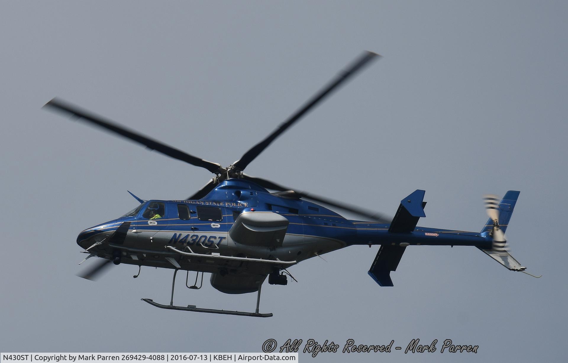 N430ST, 2000 Bell 430 C/N 49071, Circling Saint Joseph Charter TWP
