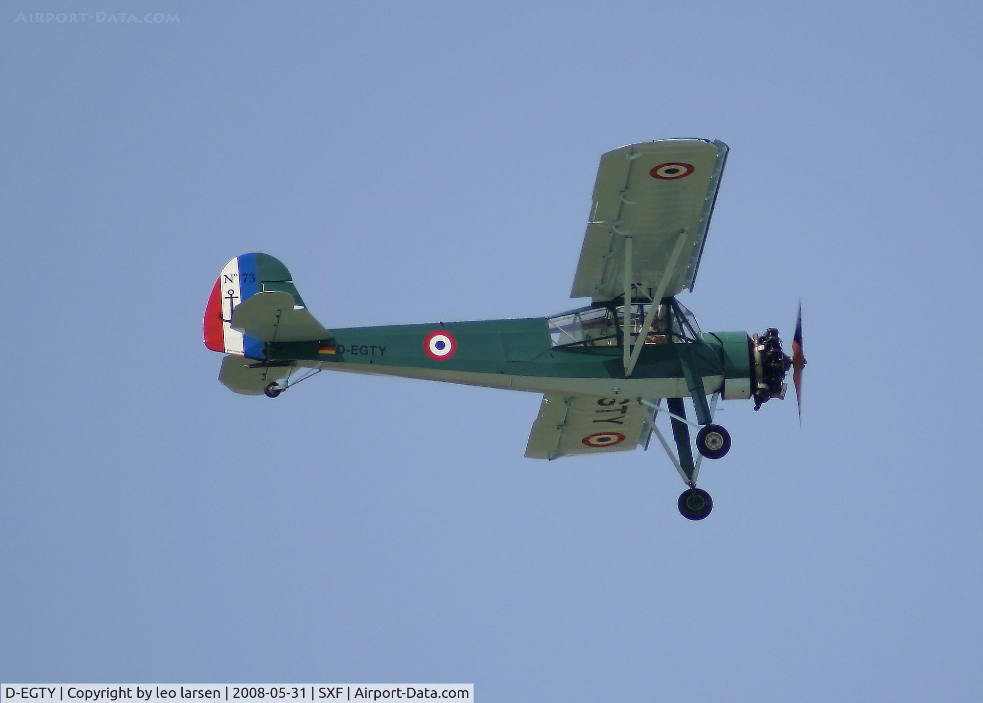 D-EGTY, 1946 Morane-Saulnier MS-505 Criquet C/N 73, Berlin Air Show 31.5.08