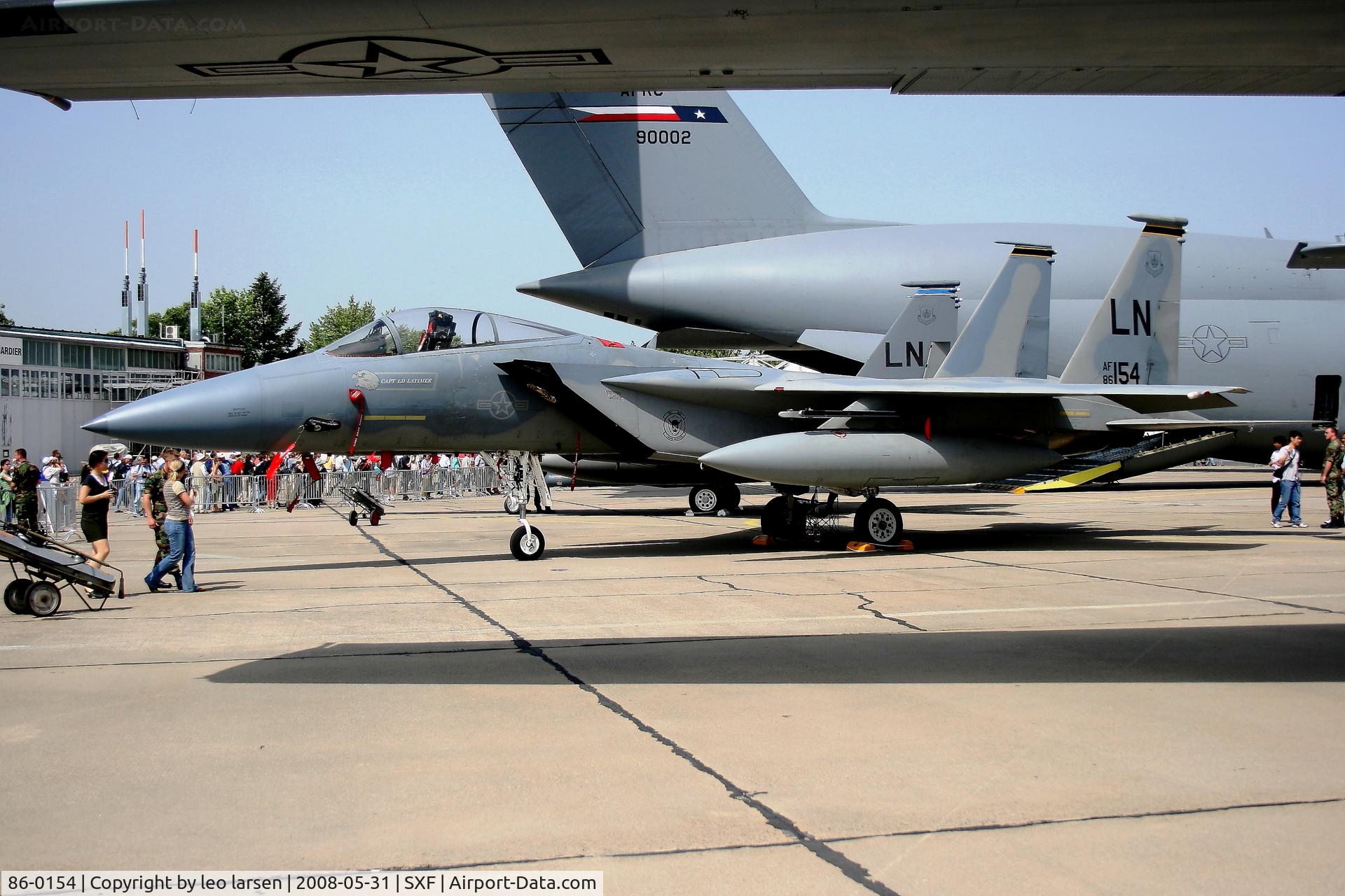 86-0154, 1986 McDonnell Douglas F-15C Eagle C/N 1001/C382, Berlin Air Show 31.5.08