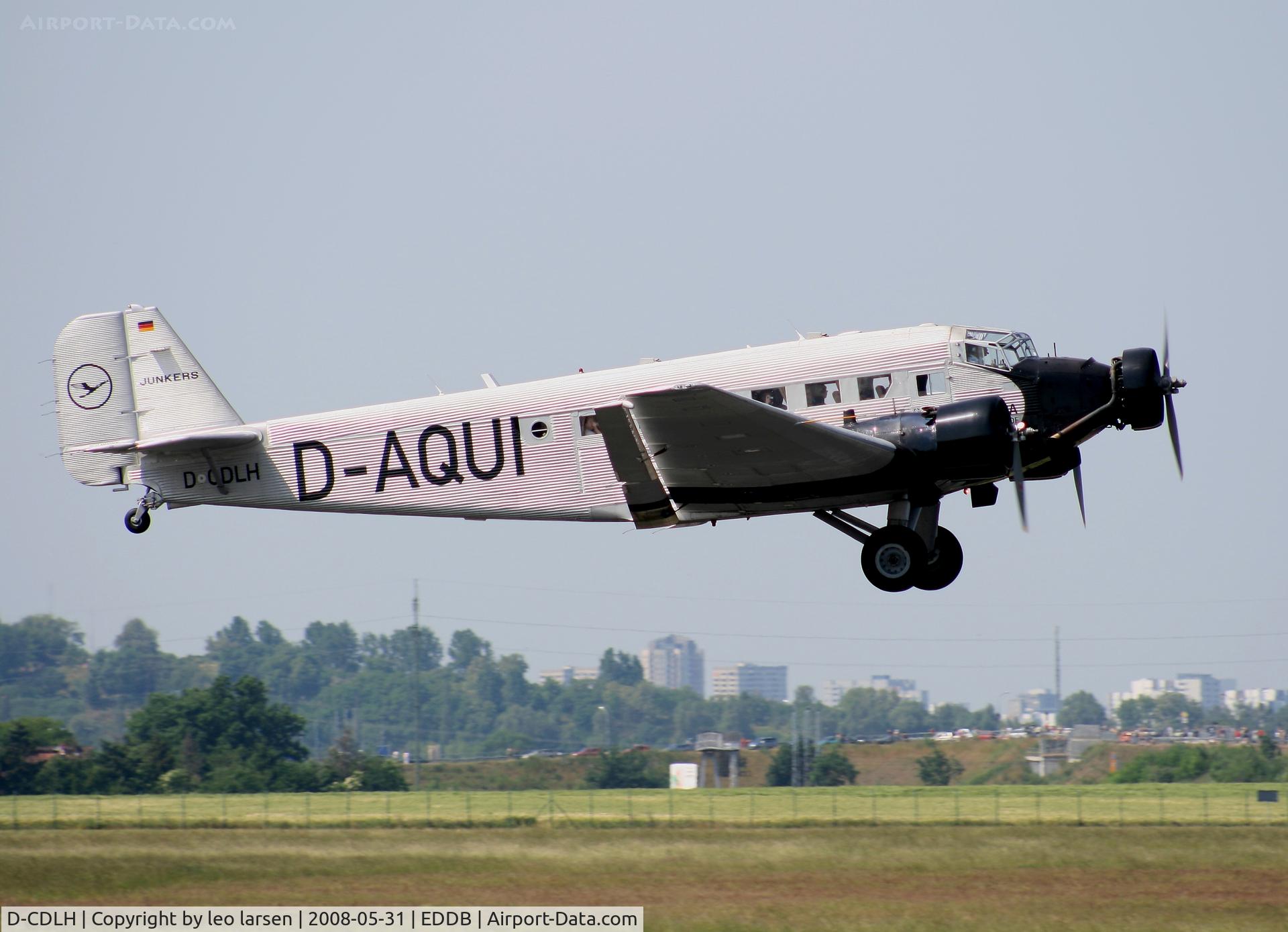 D-CDLH, 1936 Junkers Ju-52/3m C/N 130714, Berlin Air Show 31.5.08