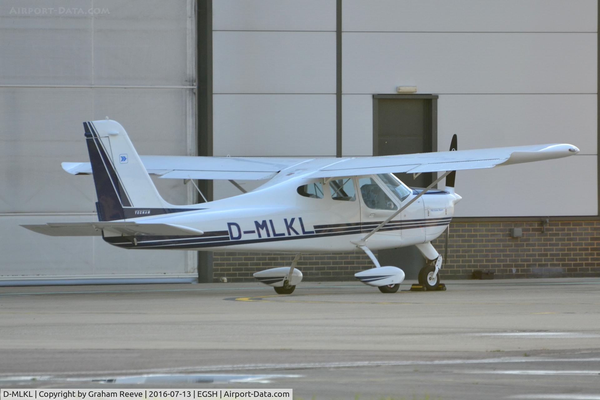 D-MLKL, Tecnam P-92 Echo Super C/N Not found D-MLKL, Parked at Norwich.
