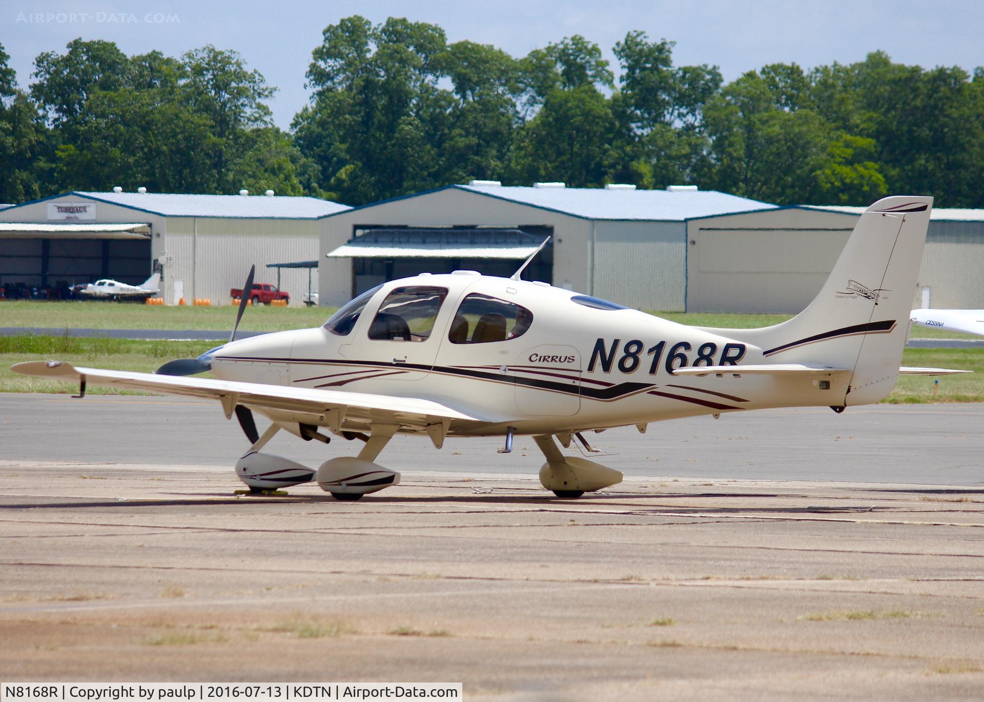 N8168R, 2003 Cirrus SR22 C/N 0765, At Downtown Shreveport.
