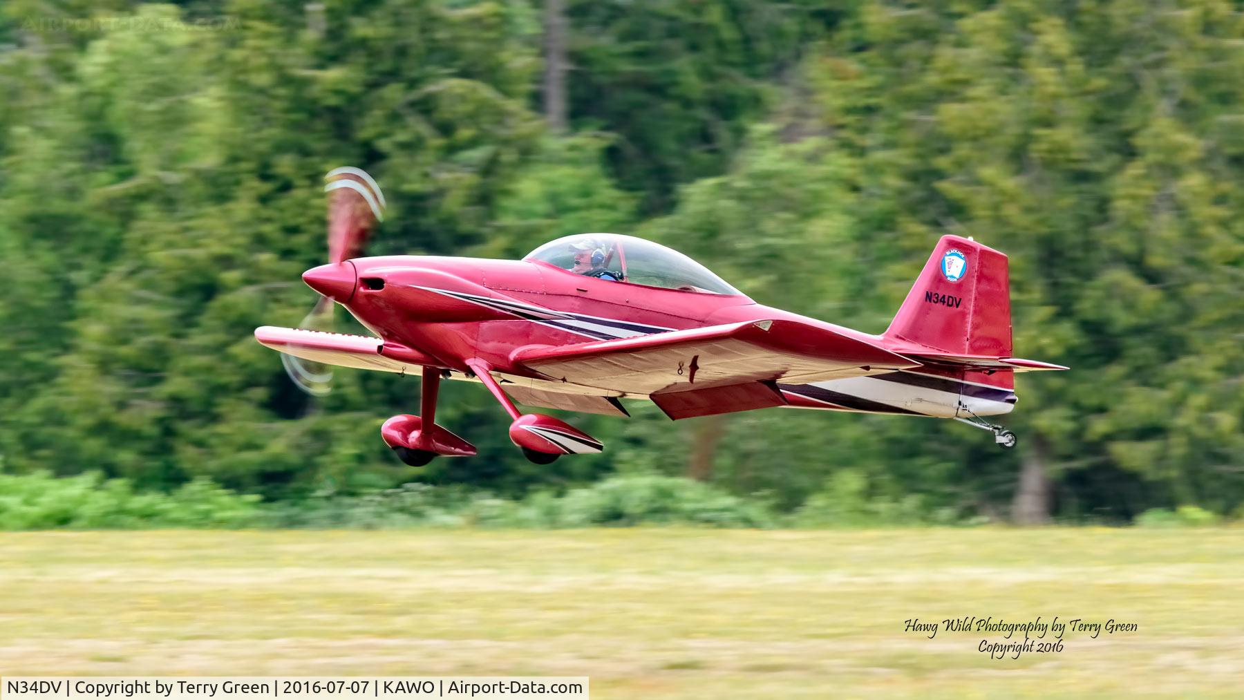 N34DV, 1988 Vans RV-4 C/N 1619, 2016 Arlington Fly-In