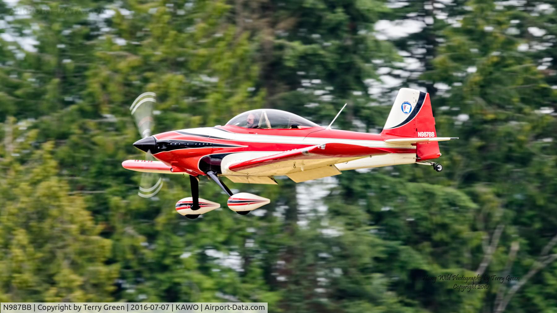 N987BB, 1987 Vans RV-4 C/N 1004, 2016 Arlington Fly-In