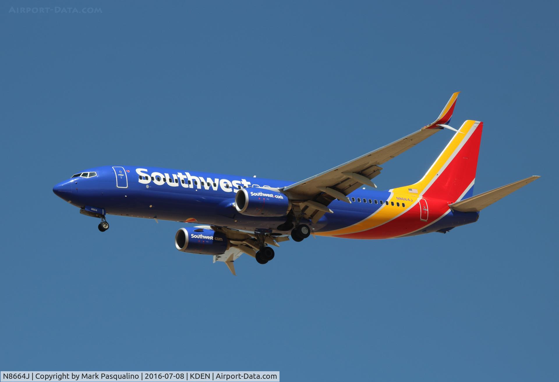 N8664J, 2015 Boeing 737-8H4 C/N 36649, Boeing 737-800