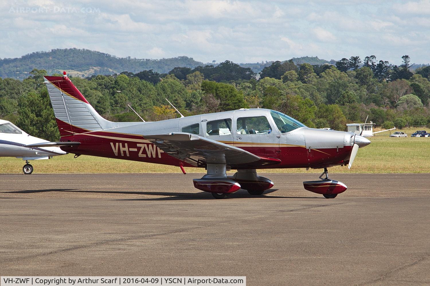 VH-ZWF, 1973 Piper PA-28-151 Cherokee Warrior C/N 28-7415047, Camden NSW April 2016