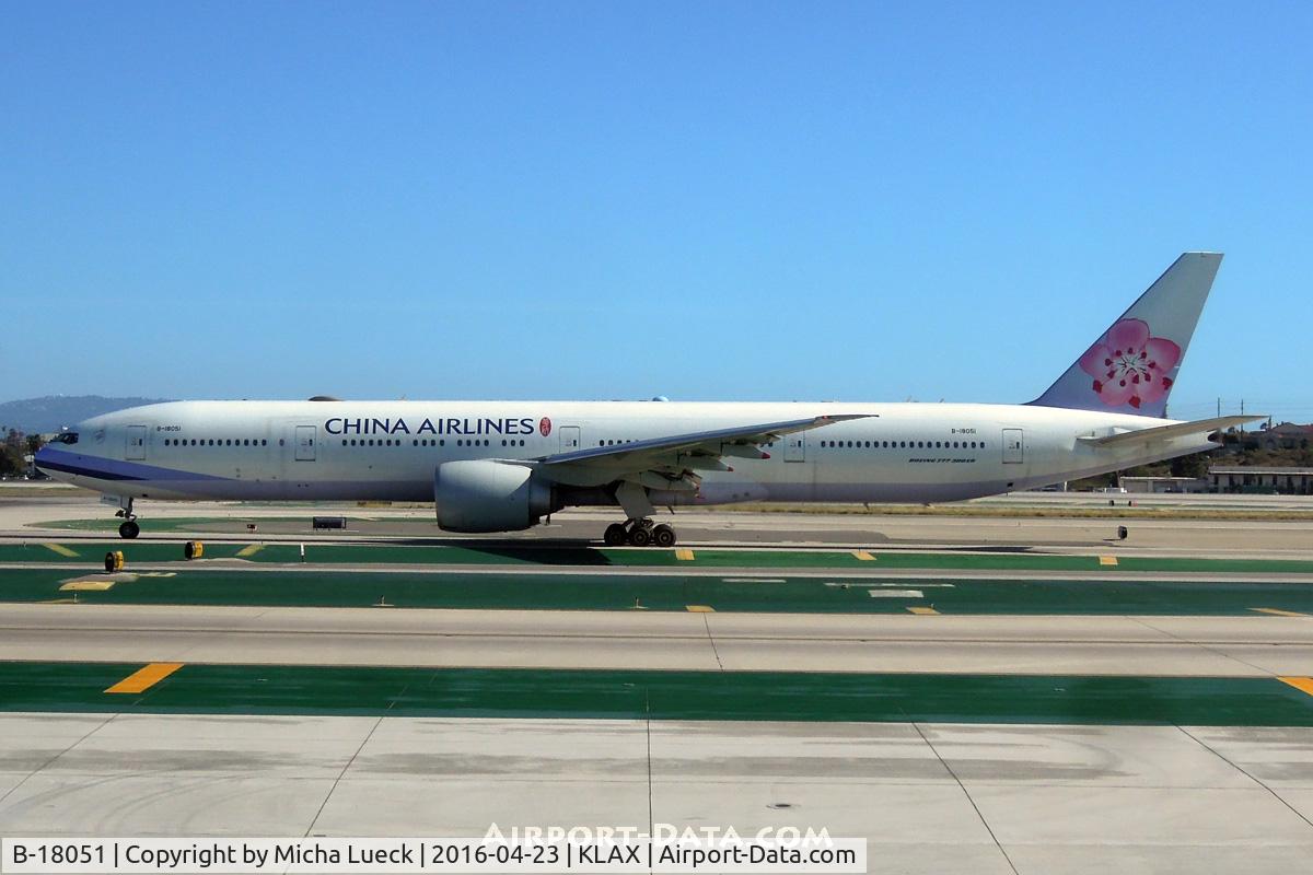 B-18051, 2014 Boeing 777-36N/ER C/N 41821, At LAX