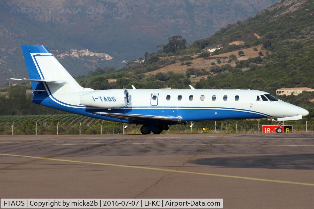 I-TAOS, 2010 Cessna 680 Citation Sovereign C/N 680-0309, Taxiing
