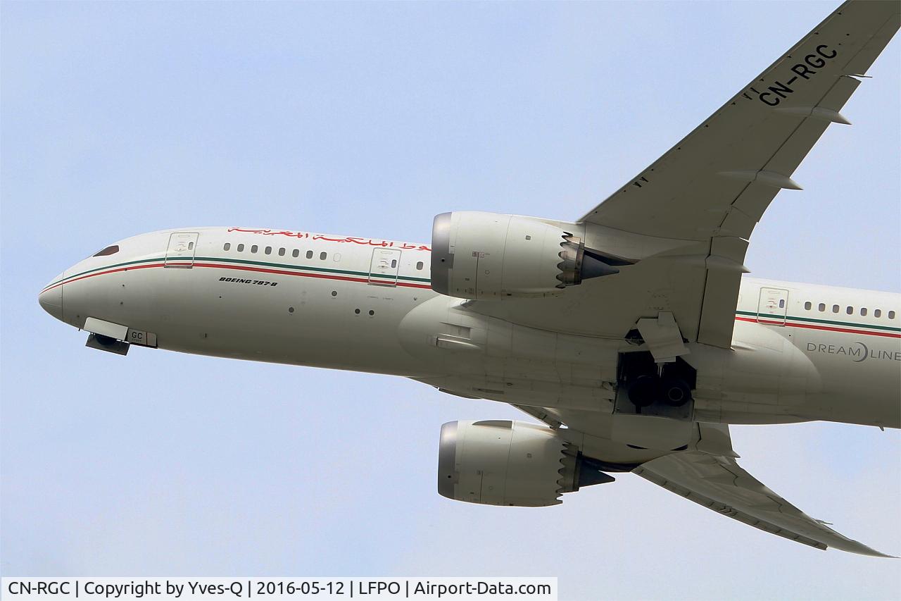 CN-RGC, 2010 Boeing 787-8 Dreamliner C/N 35508, Boeing 787-8 Dreamliner, Take off rwy 26, Paris Orly airport (LFPO-ORY)