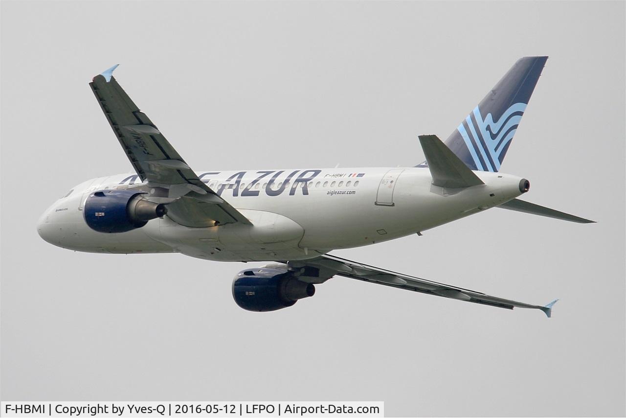 F-HBMI, 1996 Airbus A319-114 C/N 639, Airbus A319-114, Take off rwy 24, Paris-Orly airport (LFPO-ORY)