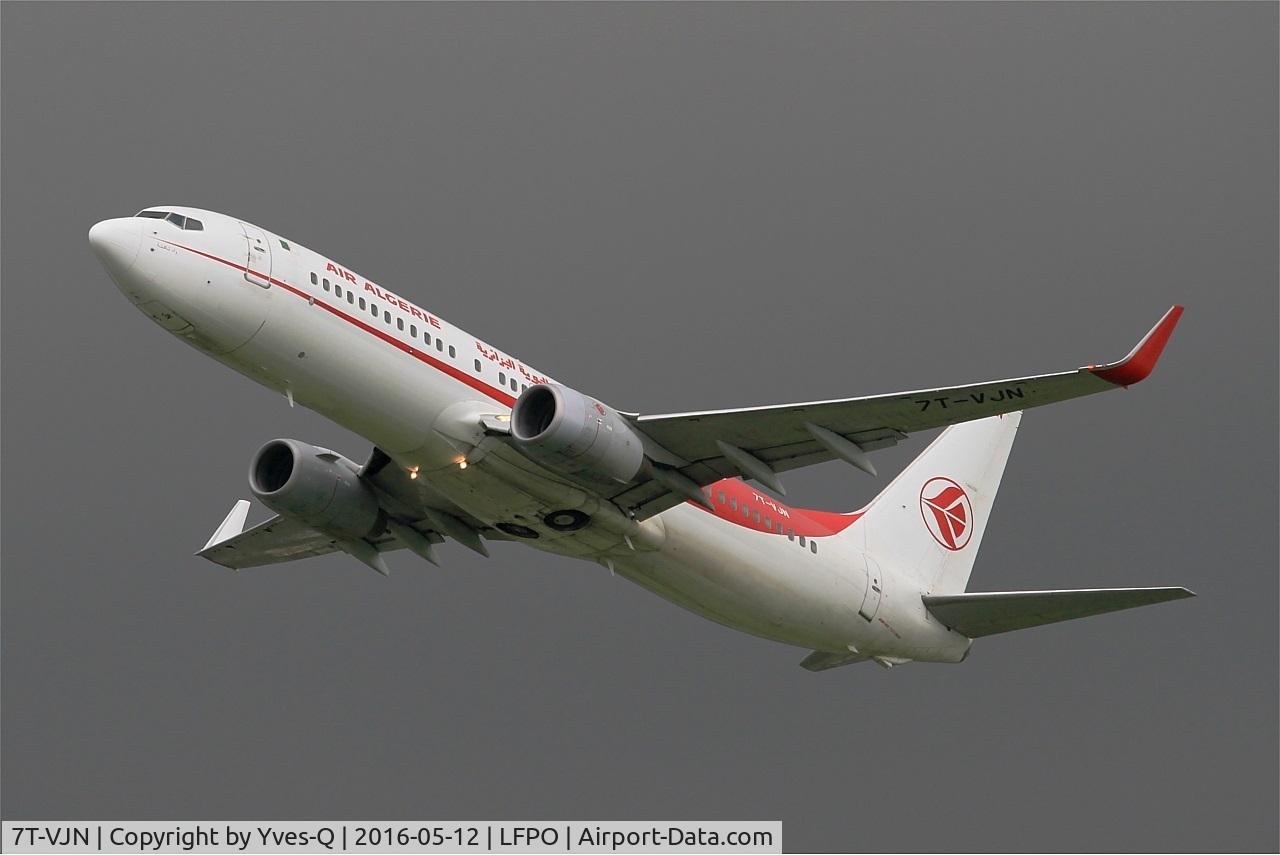 7T-VJN, 2001 Boeing 737-8D6 C/N 30206, Boeing 737-8D6, Take off rwy 24, Paris-Orly airport (LFPO-ORY)