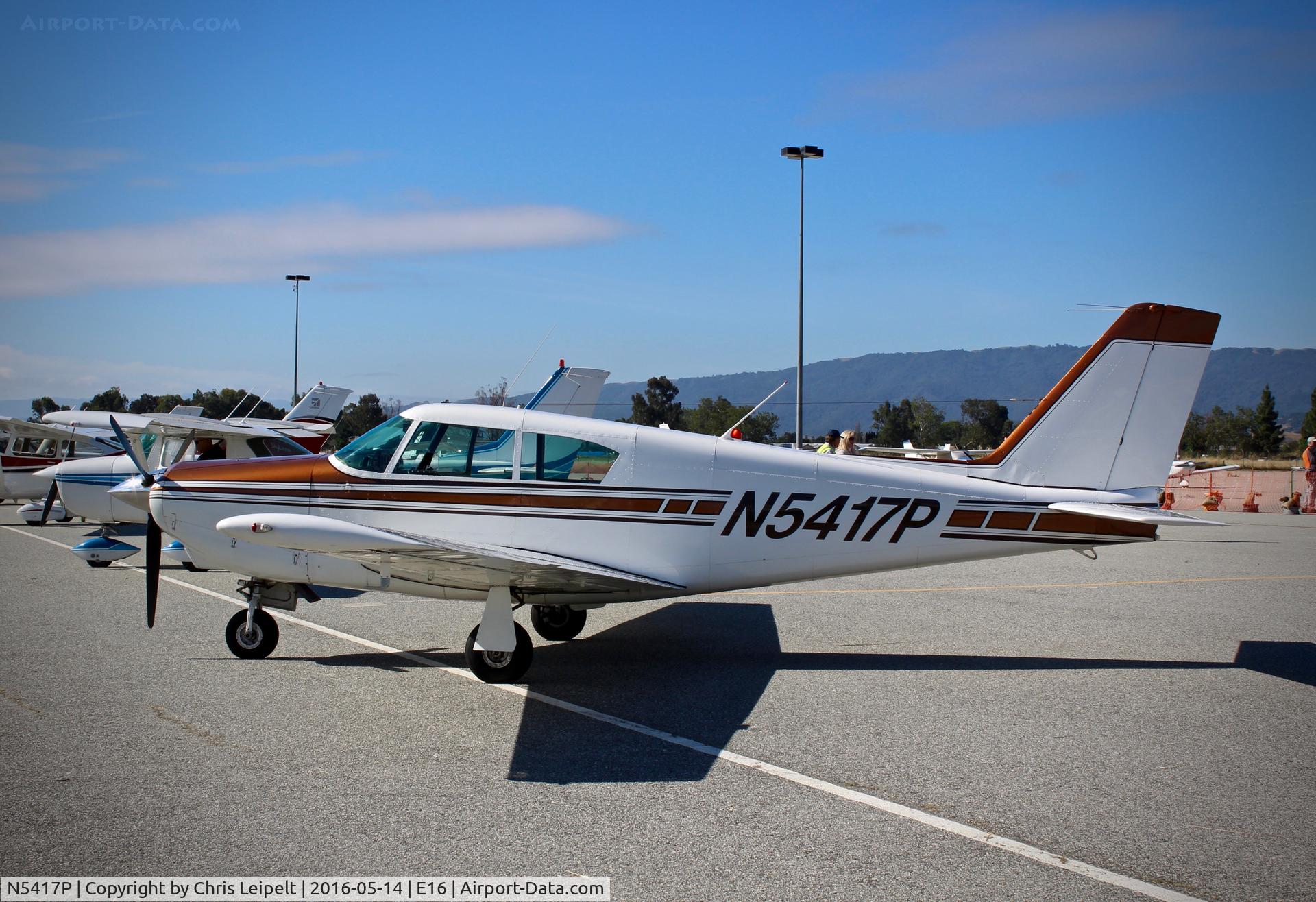 N5417P, 1958 Piper PA-24-250 Comanche C/N 24-471, Locally-based 1958 Piper PA-24-250 parked on the ramp during the 2016 Airport Day at South County Airport, San Martin, CA.