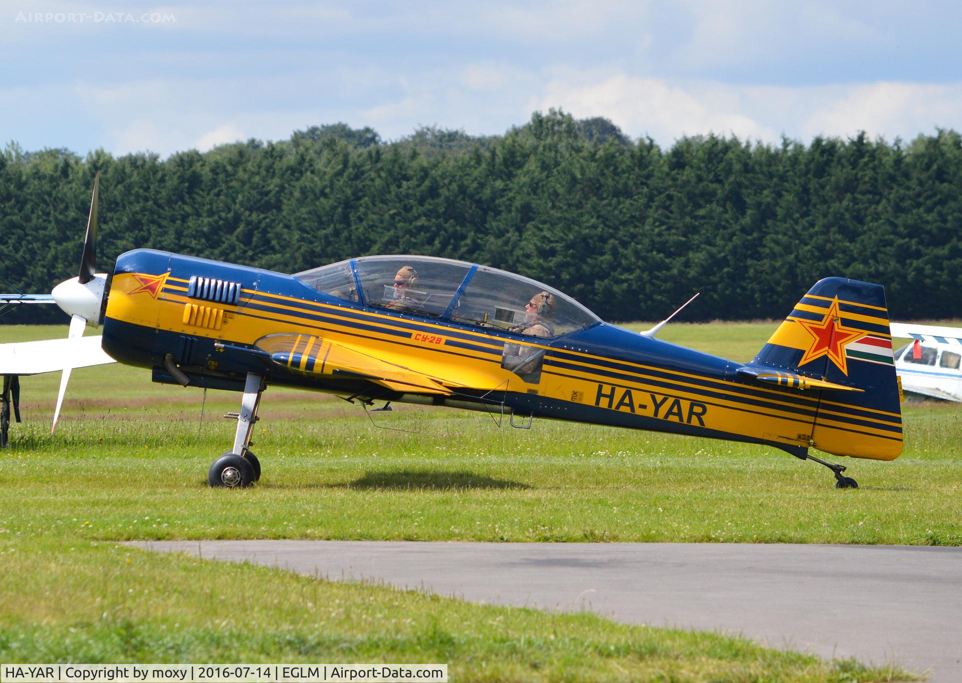 HA-YAR, 1993 Sukhoi Su-29 C/N 75-03, Sukhoi Su-29 at White Waltham.
