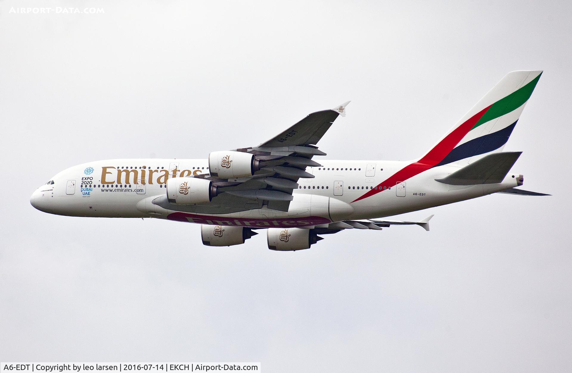 A6-EDT, 2011 Airbus A380-861 C/N 090, Copenhagen 14.7.16
