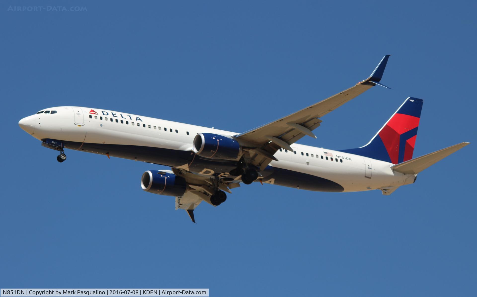 N851DN, 2016 Boeing 737-932/ER C/N 31962, Boeing 737-900ER