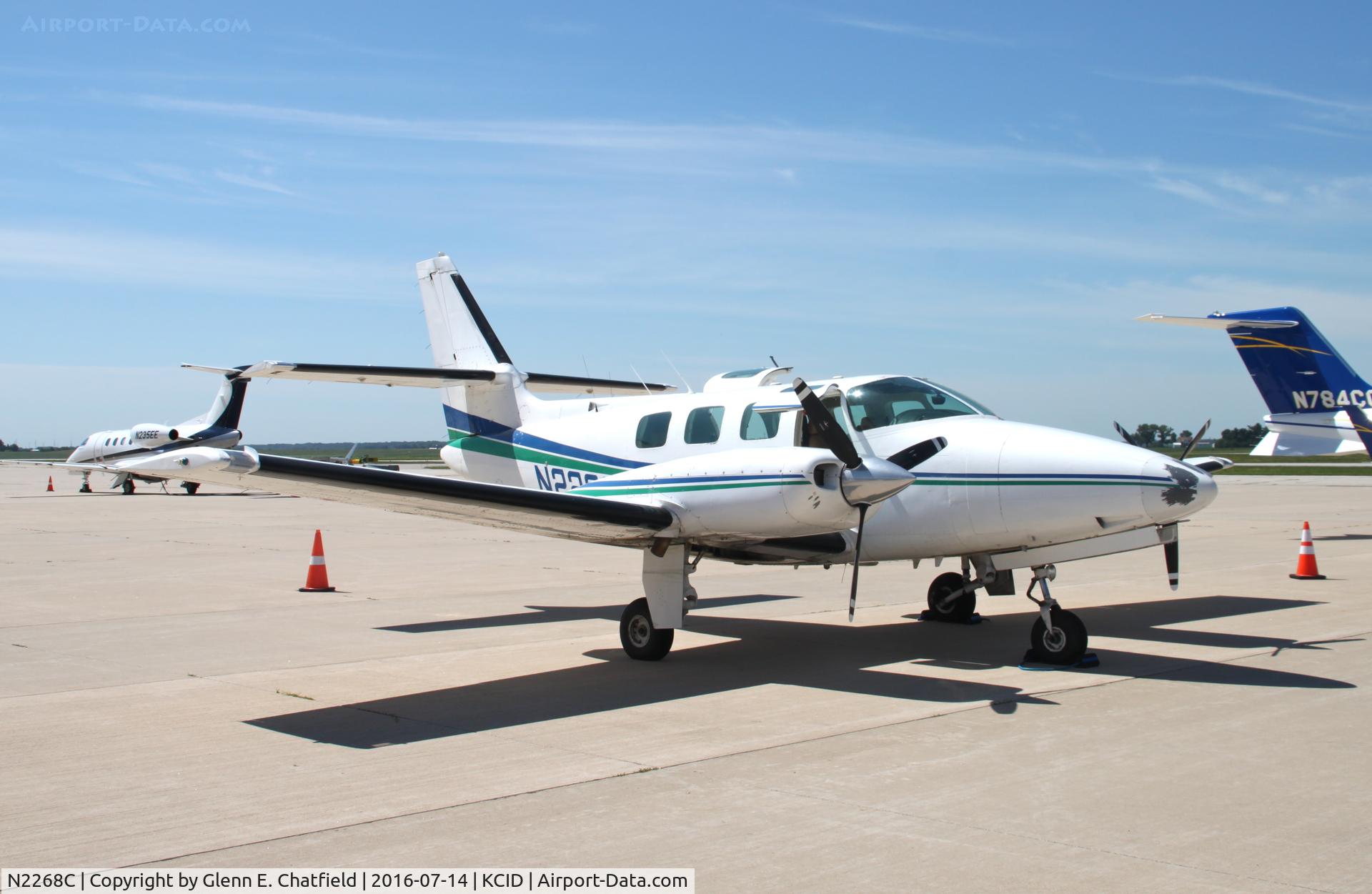N2268C, 1982 Cessna T303 Crusader C/N T30300081, On the Signature ramp