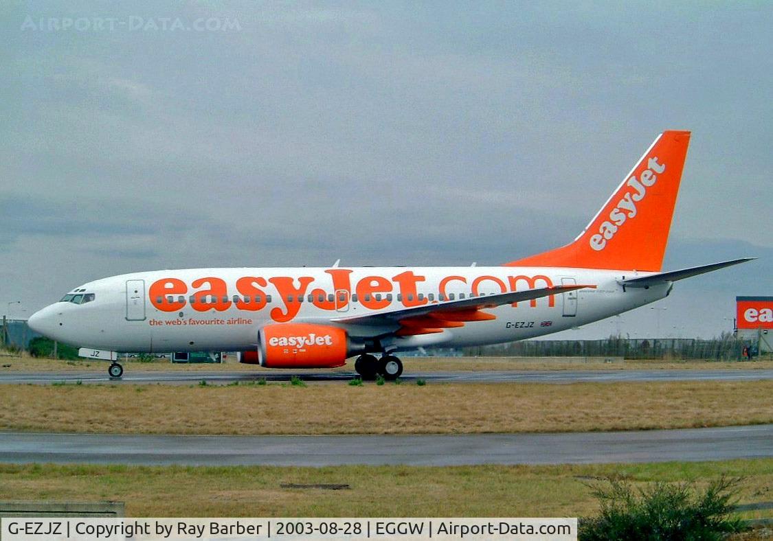 G-EZJZ, 2003 Boeing 737-73V C/N 32421, Boeing 737-73V [32421] (Easyjet) Luton~G 28/08/2003