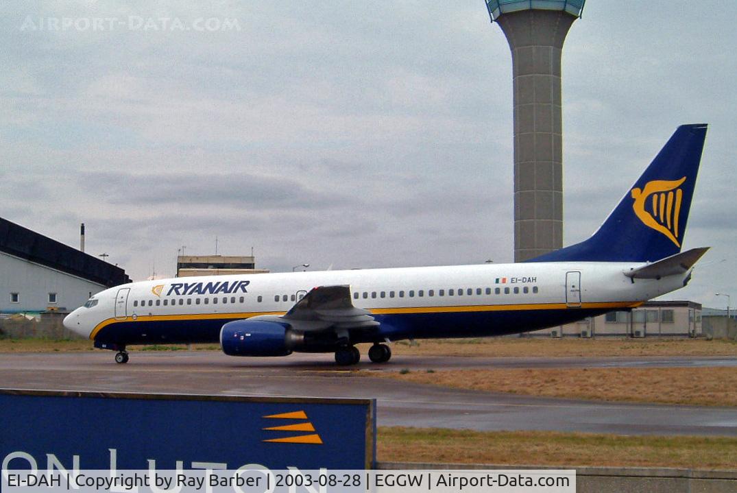 EI-DAH, 2003 Boeing 737-8AS C/N 33546, Boeing 737-8AS [33546] (Ryanair) Luton~G 28/08/2003